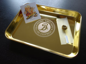 Babes Papes® Gold Rolling Tray