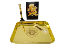 Load image into Gallery viewer, Babes Papes® Gold Rolling Tray