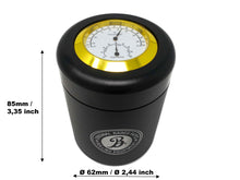 Load image into Gallery viewer, Stash Jar 180ml with Hygro- &amp; Thermometer to preserve and protect your trees