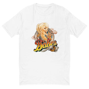 Babes Papes® Short Sleeve T-shirt for Men in White