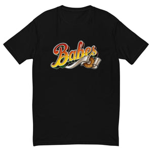 Short Sleeve T-shirt for Men with Babes  Logo in Black