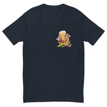 Load image into Gallery viewer, Short Sleeve T-shirt for Men with Babes Papes Small in Navy Blue
