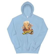 Load image into Gallery viewer, Babes Papes Graphic Hoodie in Baby Blue