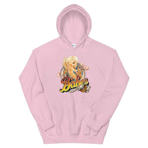 Babes Papes Graphic Hoodie in Pink