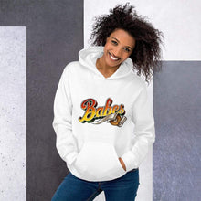 Load image into Gallery viewer,  Graphic Hoodie in White with Babes Front Logo