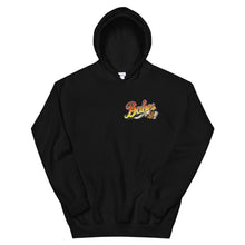Load image into Gallery viewer, Babes Papes Graphic Hoodie with Back Logo in Black
