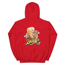 Load image into Gallery viewer, Babes Papes Graphic Hoodie with Back Logo in Red