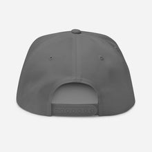 Load image into Gallery viewer, Flat Bill Cap with white B Logo