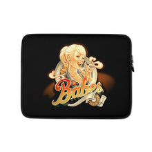 Load image into Gallery viewer, Black Laptop Sleeve with Babes Papes Logo
