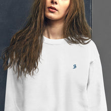 Load image into Gallery viewer, B-Logo Unisex Sweatshirt (white)