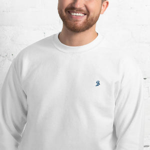 B-Logo Unisex Sweatshirt (white)